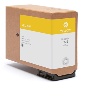 HP 775 Tintenpatrone, 500 ml, Yellow